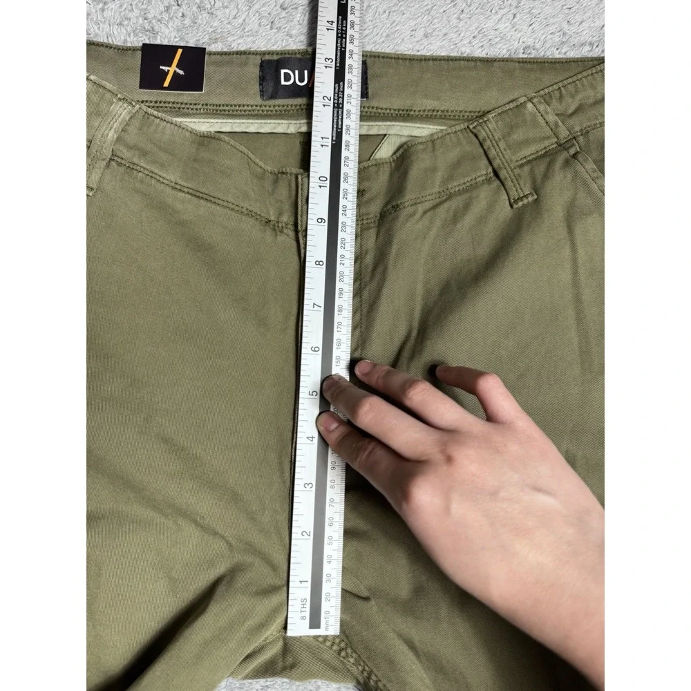 DU/ER Men's 38x30 Live Free Adventure Pants Loden Green Cargo Technical Fabric
